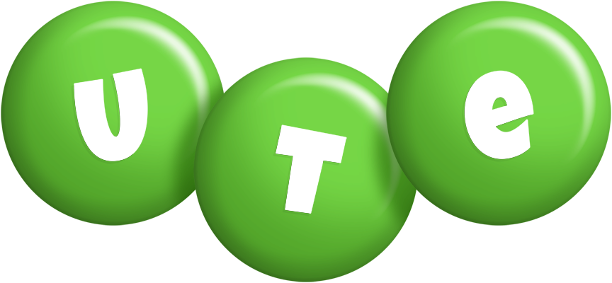 Ute candy-green logo