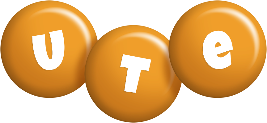 Ute candy-orange logo