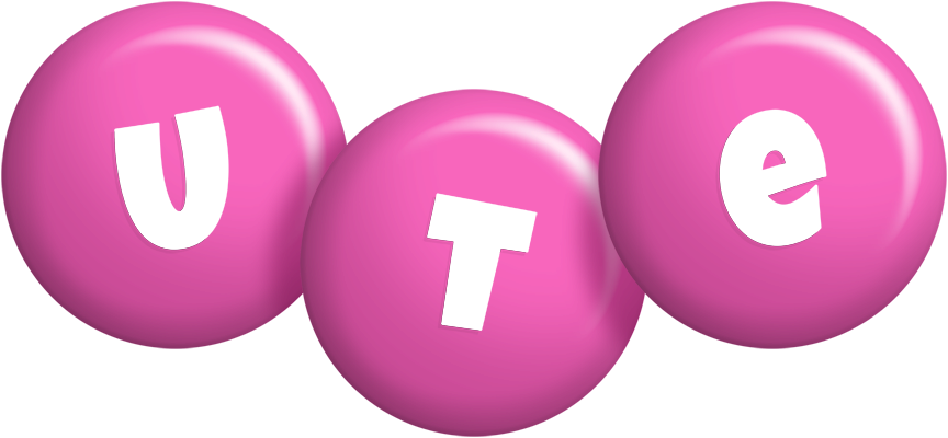 Ute candy-pink logo