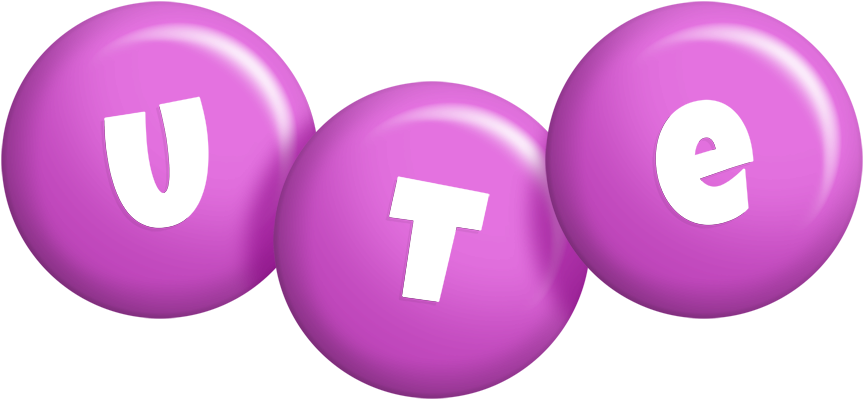 Ute candy-purple logo