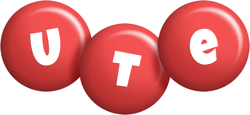 Ute candy-red logo