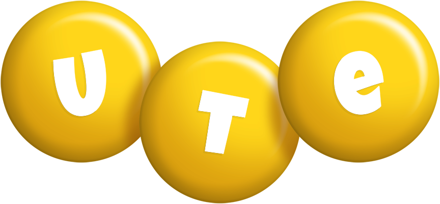 Ute candy-yellow logo