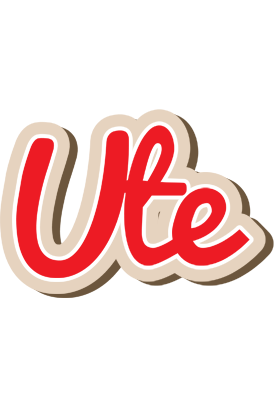 Ute chocolate logo