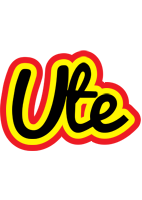 Ute flaming logo