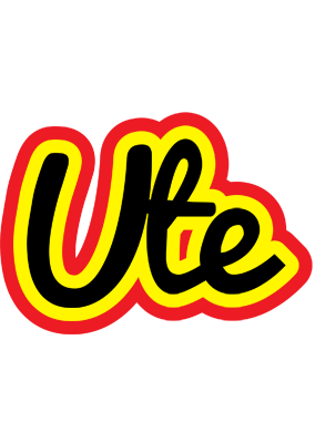 Ute flaming logo