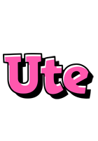 Ute girlish logo