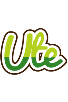 Ute golfing logo