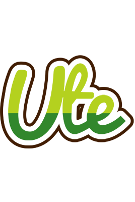 Ute golfing logo