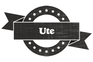 Ute grunge logo