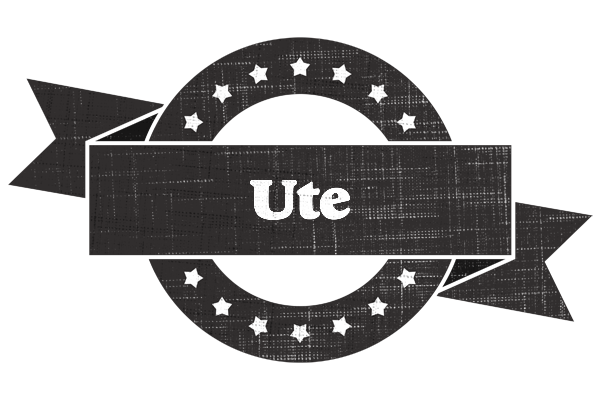 Ute grunge logo