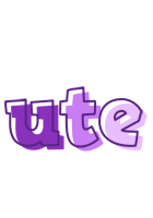 Ute sensual logo