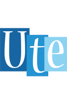 Ute winter logo