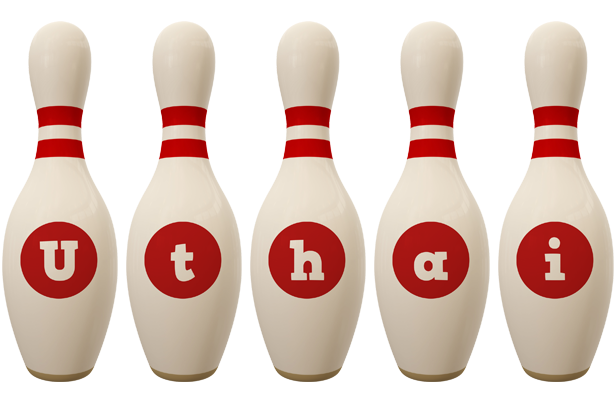 Uthai bowling-pin logo