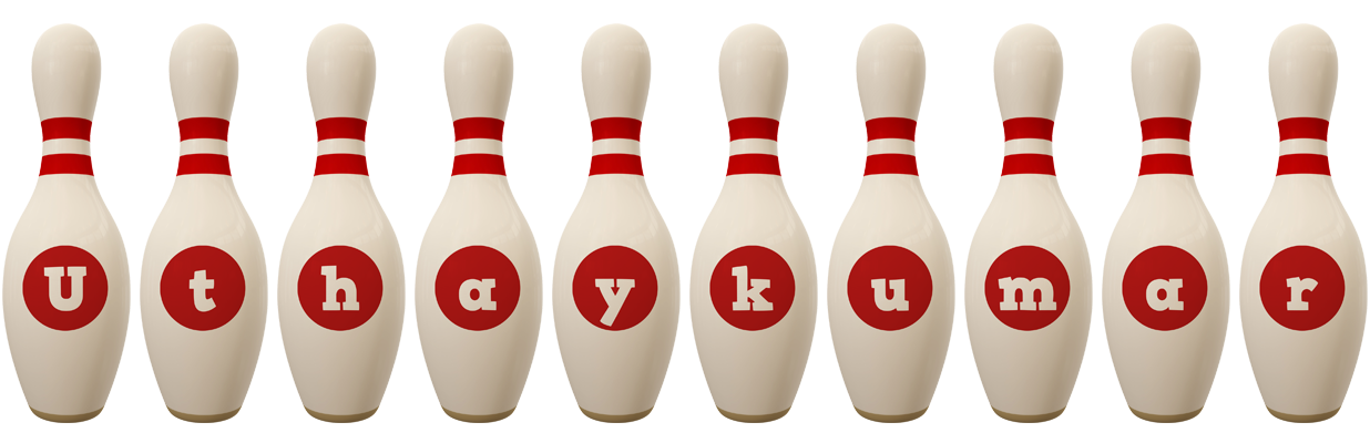 Uthaykumar bowling-pin logo