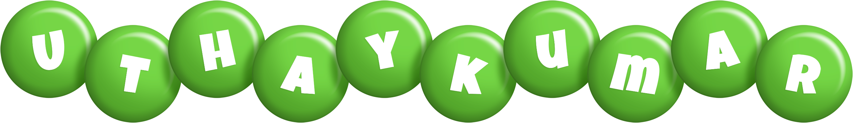 Uthaykumar candy-green logo