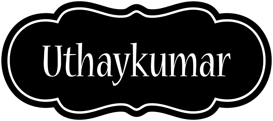 Uthaykumar welcome logo
