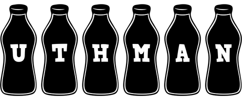 Uthman bottle logo