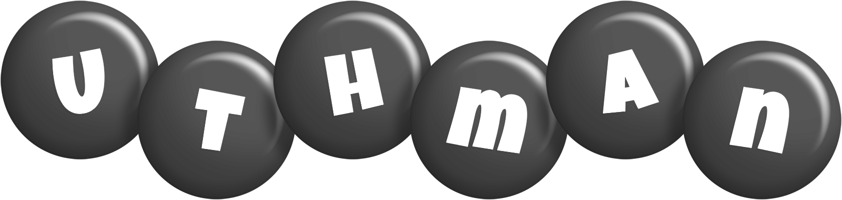 Uthman candy-black logo