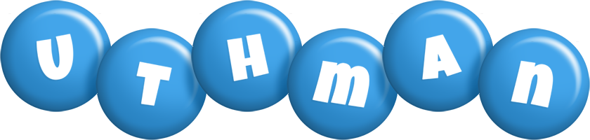 Uthman candy-blue logo