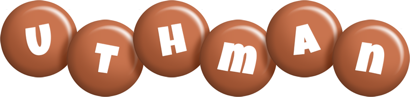 Uthman candy-brown logo