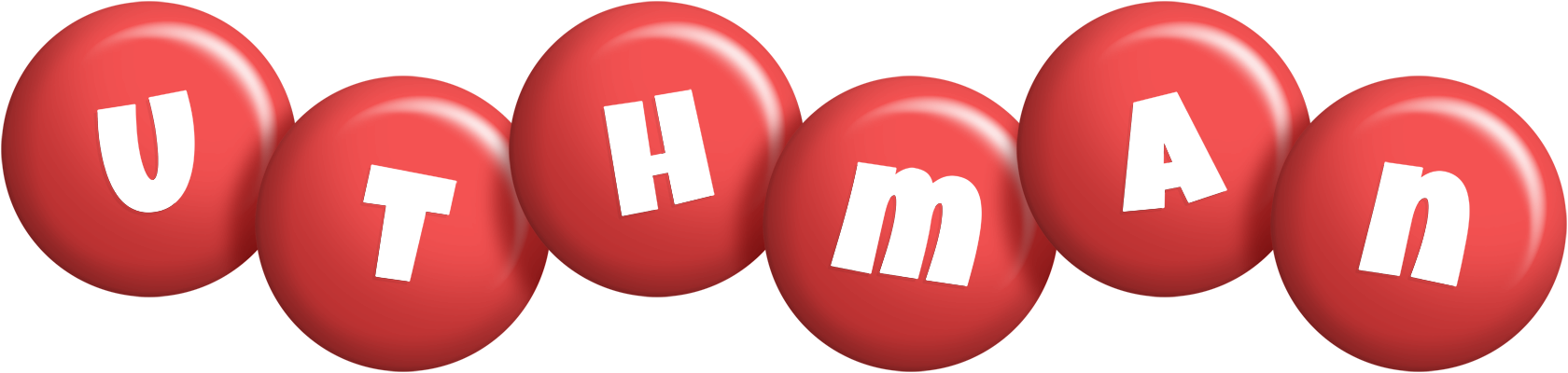 Uthman candy-red logo
