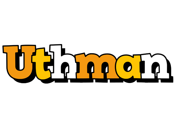 Uthman cartoon logo