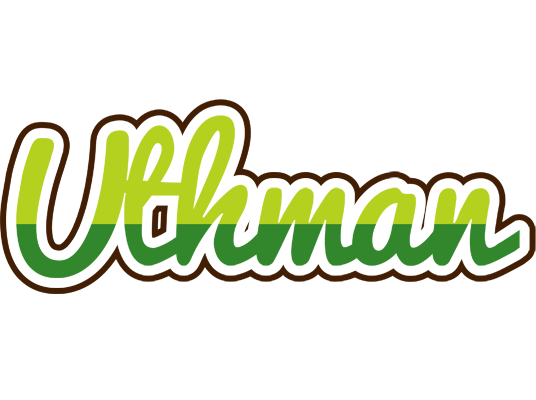 Uthman golfing logo
