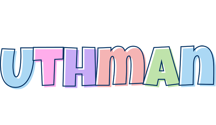 Uthman pastel logo