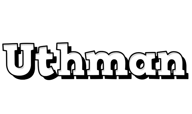 Uthman snowing logo