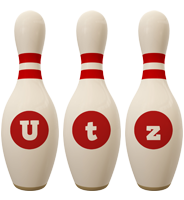 Utz bowling-pin logo