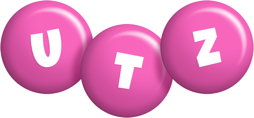 Utz candy-pink logo