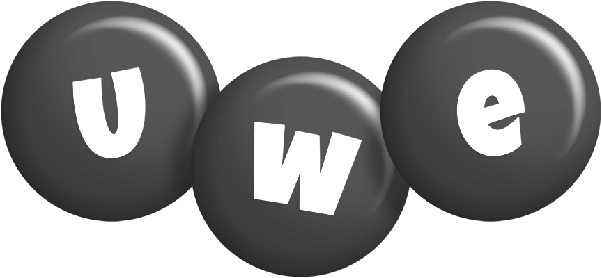 Uwe candy-black logo