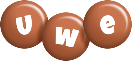 Uwe candy-brown logo