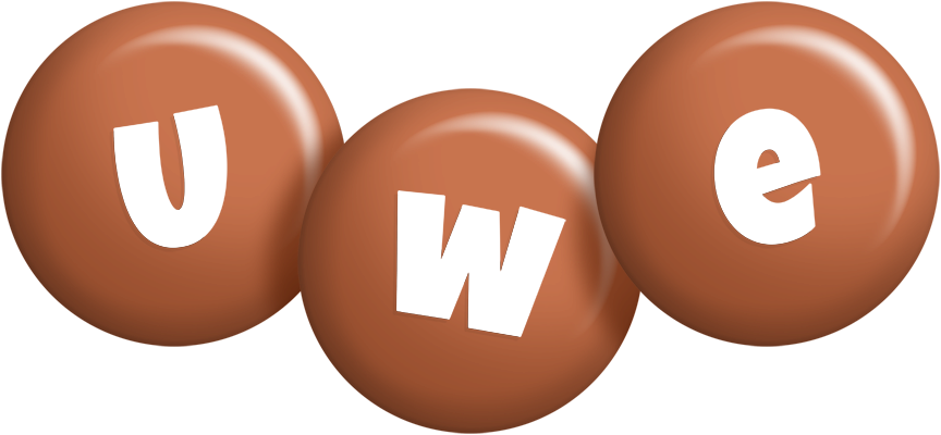 Uwe candy-brown logo