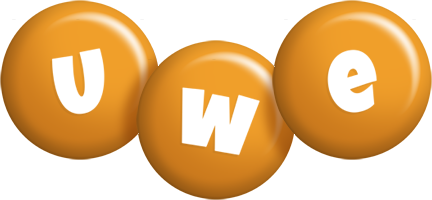 Uwe candy-orange logo