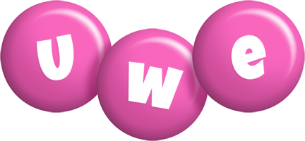 Uwe candy-pink logo