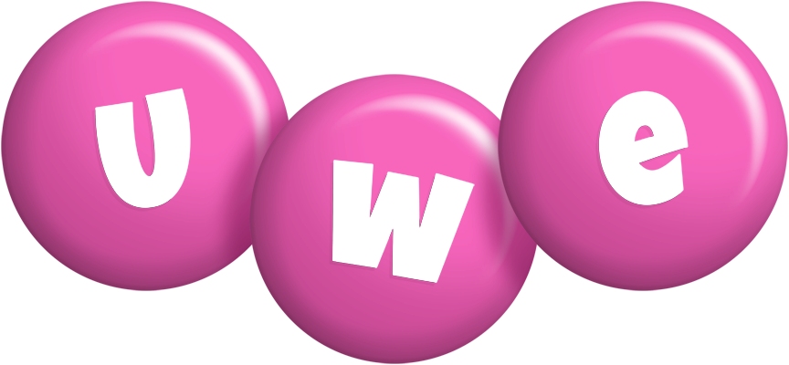 Uwe candy-pink logo