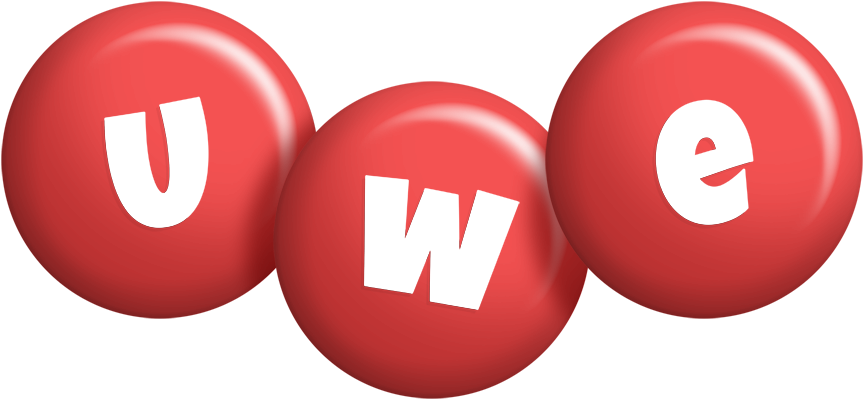 Uwe candy-red logo