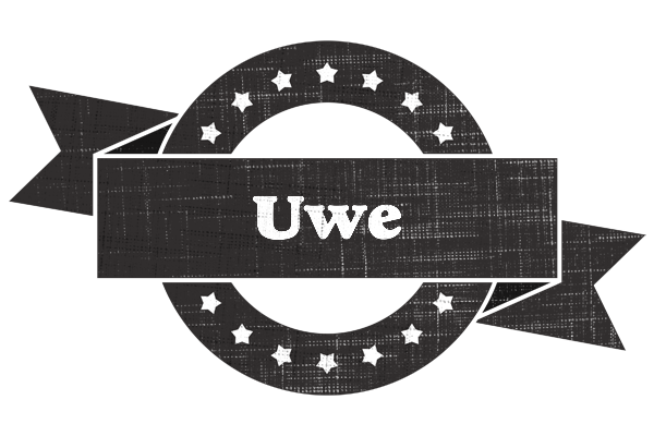 Uwe grunge logo