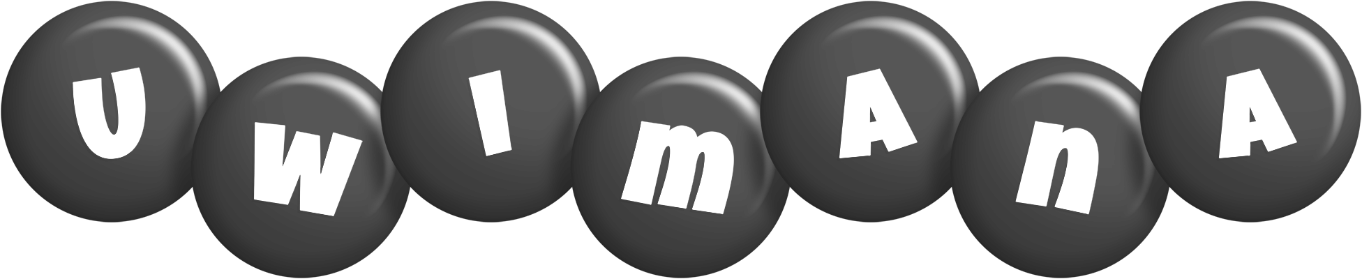 Uwimana candy-black logo