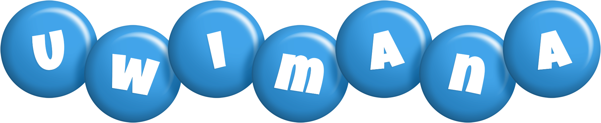 Uwimana candy-blue logo