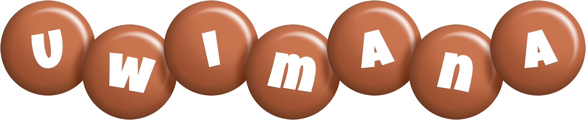 Uwimana candy-brown logo