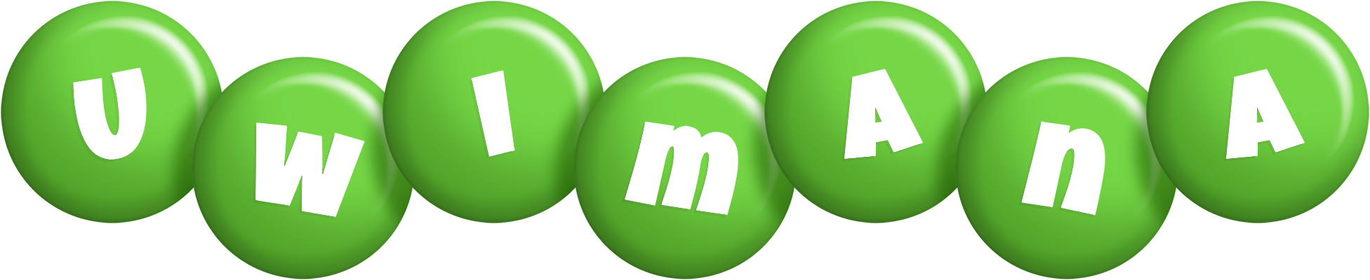 Uwimana candy-green logo