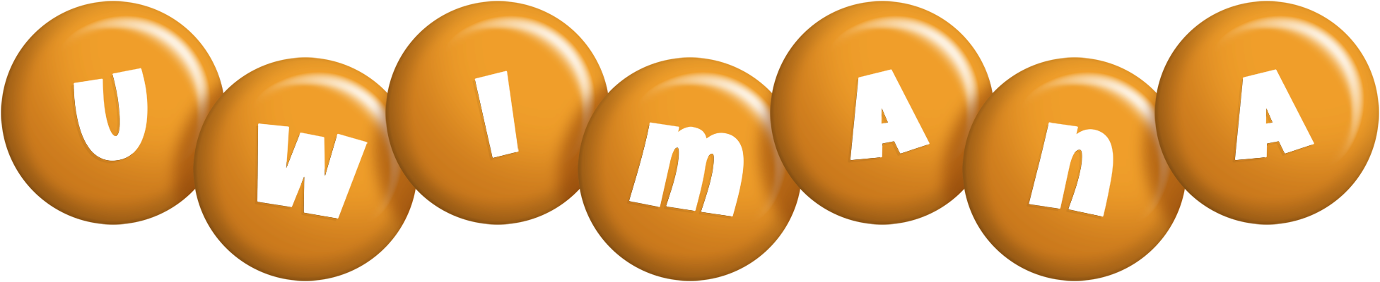 Uwimana candy-orange logo