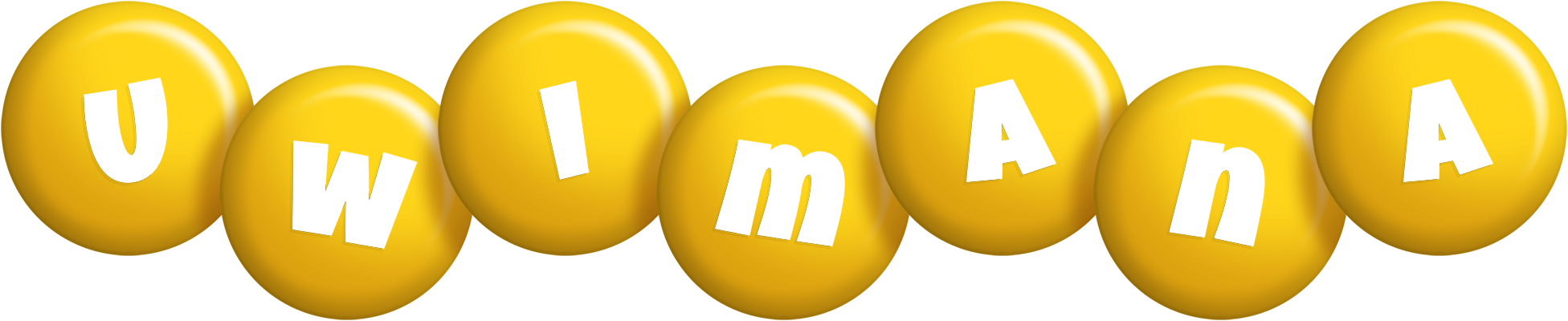 Uwimana candy-yellow logo
