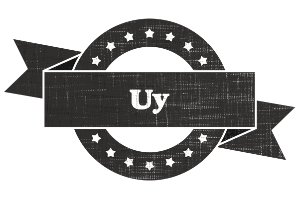 Uy grunge logo