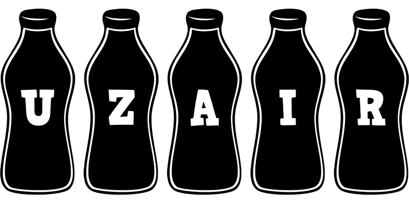 Uzair bottle logo