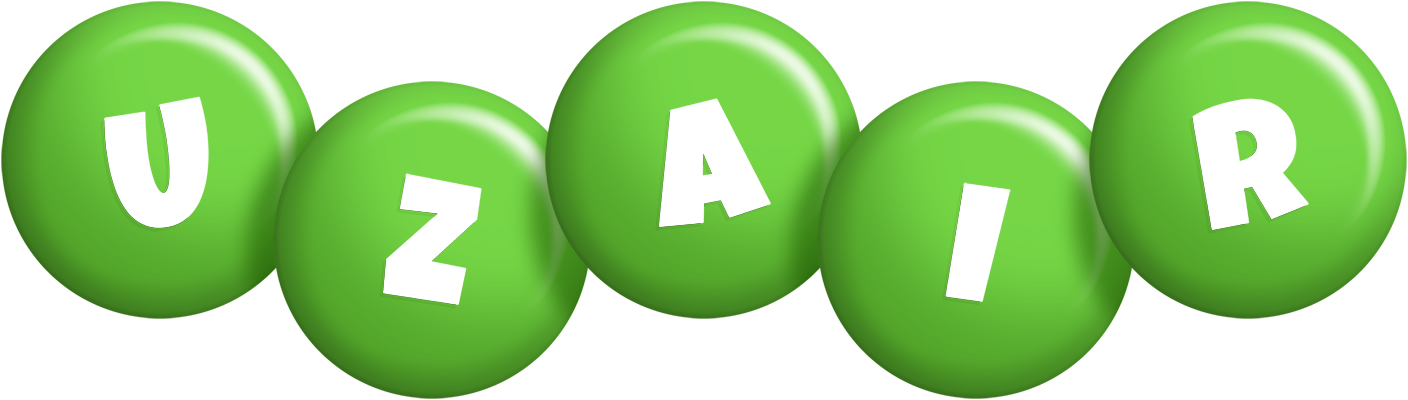 Uzair candy-green logo