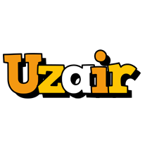 Uzair cartoon logo