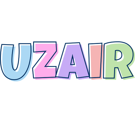 Uzair pastel logo